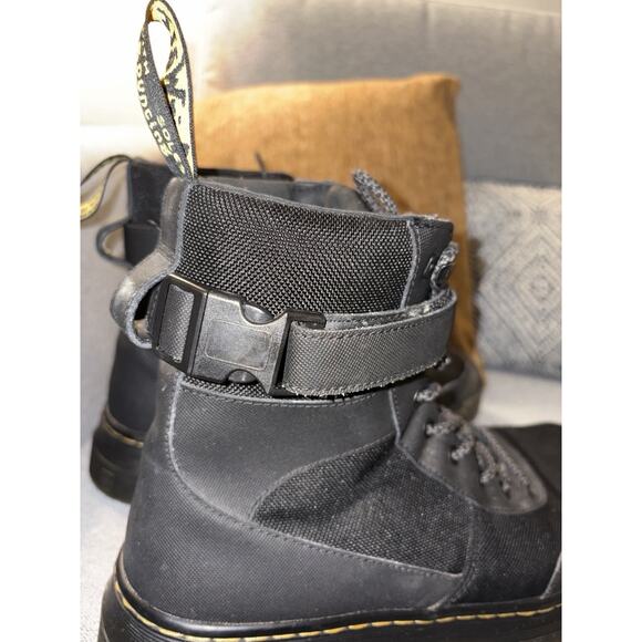 Doc Martens Combs Tech Black Waterproof Boots Mens Sz 9 Military Combat Tactical main image 6